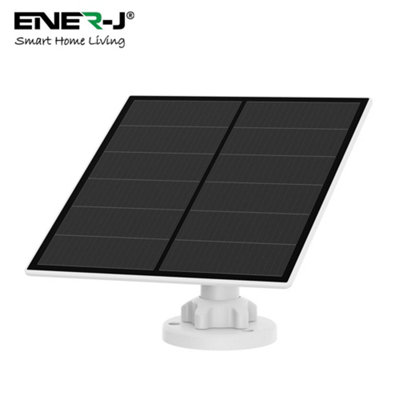 Ener-J Unisex White 5W Crystal Cell Solar Panel With 3M Charging Cable, Ip66 (Compatible With Sha5344 Battery Camera Floodlights) In - Image 4