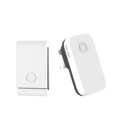 Ener-J EnerJ Wireless Kinetic Doorbell And Plug In Chime White 240V from B&Q