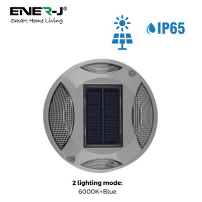 B&Q -  Solar Fence/step Light Cct (6000K/3000K) Pack Of 2