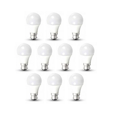 Ener-J Led Bulb- 15W Gls A60 Led Thermoplastic Lamp B22 4000K (Pack Of 10 Units) from B&Q