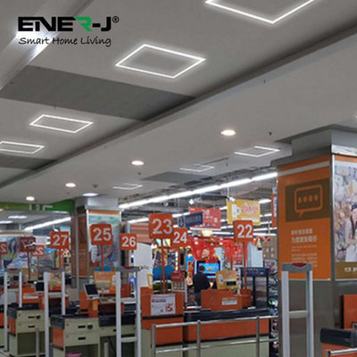 Ener-j 40W LED Ceiling Panel Light 60x60cm CCT Switchable - Light - Image 3
