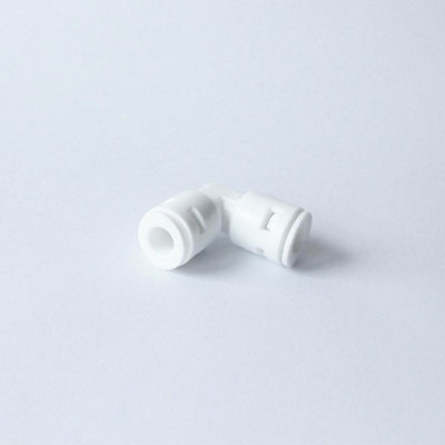 Hommix Double O Ring 1/4 Inch Elbow Connector Push Fitting from B&Q