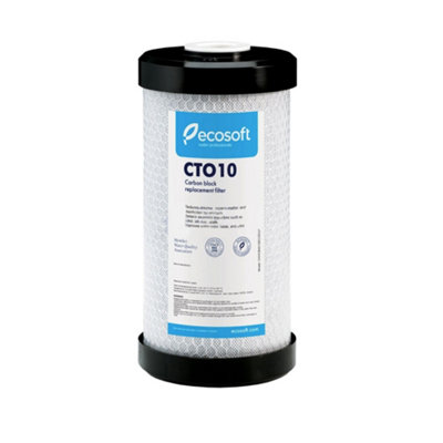 Hommix Ecosoft 10 Inch Carbon Block Replacement Filter from B&Q