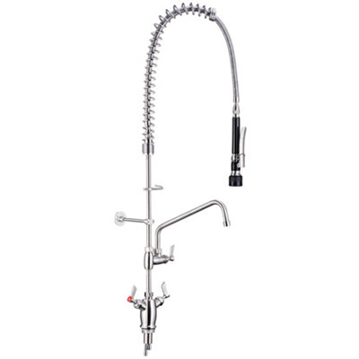 B&Q -  Udine Tall Commercial Restaurant  Kitchen Pre-Rinse Spray Tap