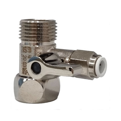 Hommix  Feed In Valve Male & Female  Push Fit (Quick Connect) from B&Q