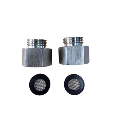 Hommix 3/8 Male Bsp To Female 1/2 Thread Bsp from B&Q