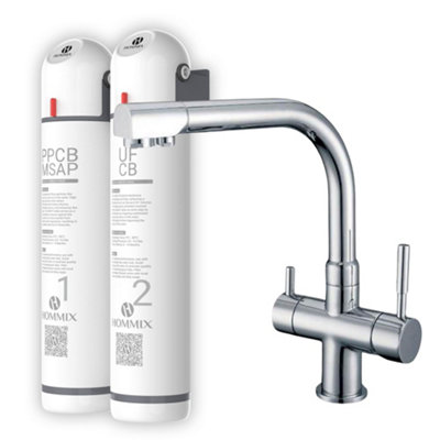 B&Q -  Ultra Uf & Softening Drinking Water Filter With Berta Chrome