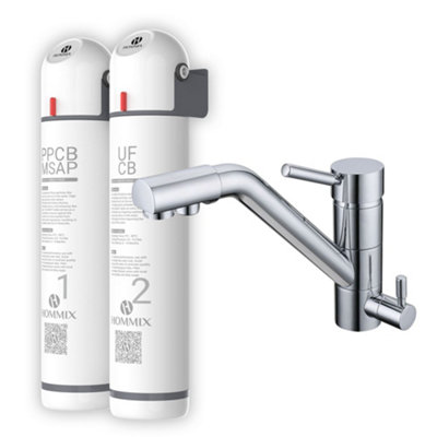 B&Q -  Ultra Uf & Softening Drinking Water Filter With Venezia Chrome