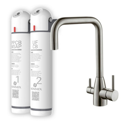 B&Q -  Ultra Uf & Softening Drinking Water Filter With Olaf 304 Stainless Steel
