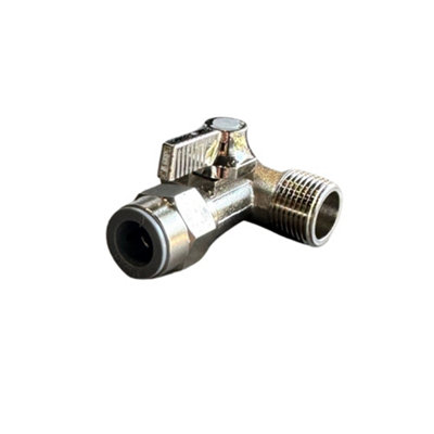 Hommix 3/8 Feed In Valve Male & Female3/8 Jaco / Push Fit from B&Q