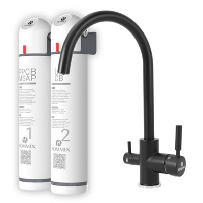 B&Q -  Ultra Uf & Softening Drinking Water Filter With Verona Black