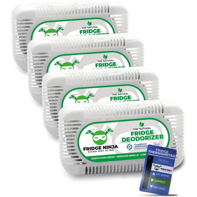  - Fridge Ninja Deodoriser And FreshenerUnscented Natural Activated CharcoalLasts Up To 12 MonthsOdour EliminatorSmell