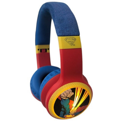 Lazerbuilt Superman On-Ear Wireless Headphones For Kids & Teens from B&Q