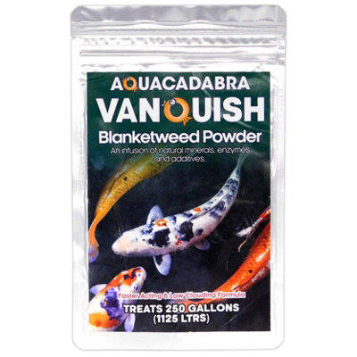 Vanquish Pond Blanketweed Powder Algae Control Water Fish Koi Aquacadabra 100G from B&Q