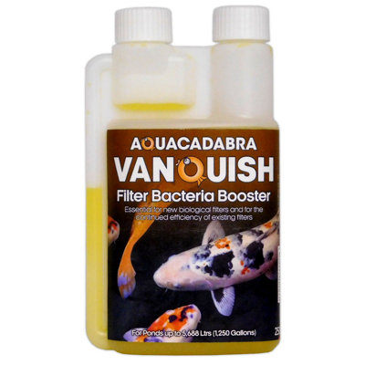 Aquacadabra Vanquish Filter Bacteria Booster 250Ml from B&Q