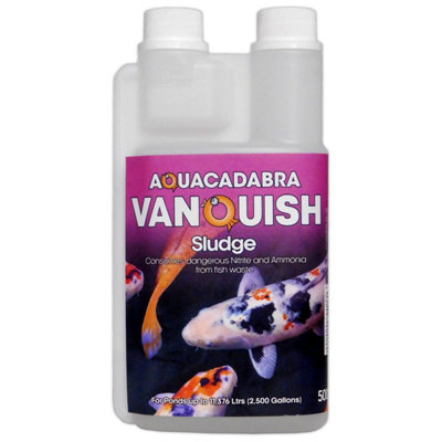 Vanquish Pond Sludge Solution Remove Nitrite Ammonia Health Fish Koi 500Ml from B&Q