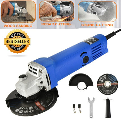  - 500W Angle Grinder 12000Rpm 115mm Diameter Disc Removing Sanding
