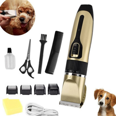 B&Q Cordless Dog Grooming Kit Electric Trimming For Pet And Cats