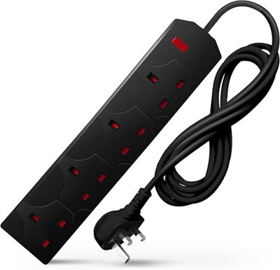 Electric Extension Lead 4 Gang from B&Q