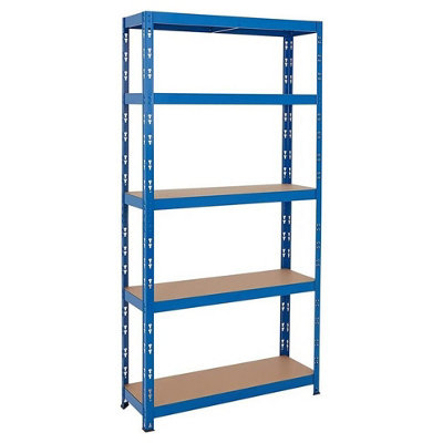  - Heavy Duty Boltless Metal Steel Shelving Shelves Storage Unit For Workshop Garage Industrial 150X70X30Cm