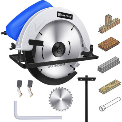 - 185mm Corded Circular Saw Multipurpose 1500W