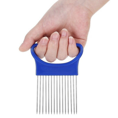 Onion Slicer Cutter Meat Tomato Potato Vegetable Holder Cutter Kitchen from B&Q