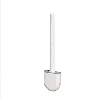  - Silicone Toilet Brushes With Wall Mounted Toilet Brush Holder White
