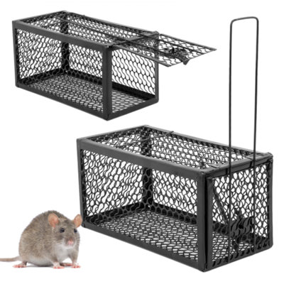 2X  Big Cheese Rat & Squirrel Cage Trap from B&Q