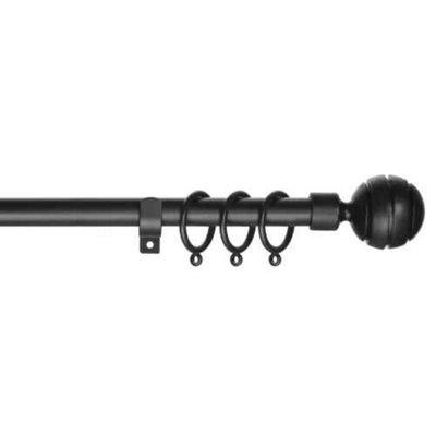 Metal Curtain Pole Track Rail Complete 120----210Cm from B&Q