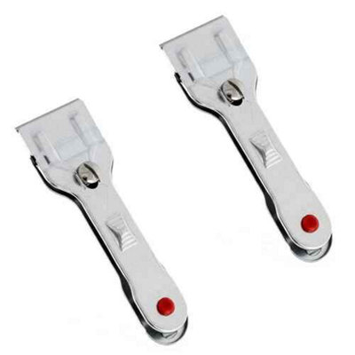 2X Non-Scratch Hob Scraper Suitable For InductionCeramic And Halogen Hobs from B&Q