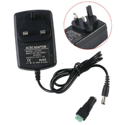 2A 24W Uk 3Pin Plug Uk Plug Adapter Charger Transformer