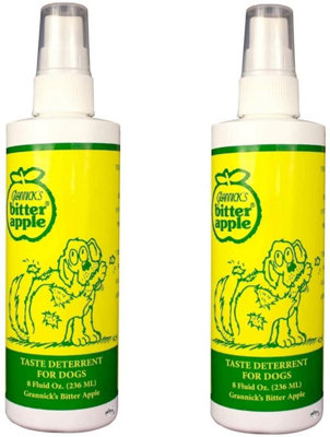 The Bramble Bay Grannicks Bitter Apple Safe Chew Deterrent For Dogs Pack Of 2 X 236Ml from B&Q