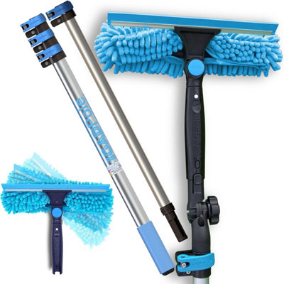 Igad Pole 2M (6.6Ft) Window Squeegee Cleaning KitExtension PolePole Extension And 10"(25Cm) Window Squeegee from B&Q
