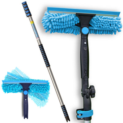 Igad Pole 6M (20Ft) Window Squeegee Cleaning KitExtension Pole And 10"(25Cm) Window Squeegee from B&Q