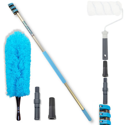 Igadpole 3.6M (12Ft) Telescopic Extension Pole With Acme Connector And Paint Roller Adapter from B&Q