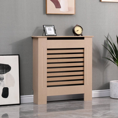 Avc Designs Kensington Radiator Cover Modern Mdf Wood Unfinished Horizontal Slat Living Room Bedroom Hallway Cabinet (Small) from B&Q