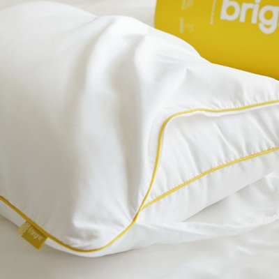 Brightr Sleep Brightr Copper Infused Hypoallergenic Pillow Protector  Dust Mite Resistant & Anti-Bacterial from B&Q