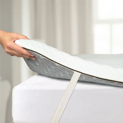 Brightr Sleep Brightr  Titan 2 In 1 Mattress Topper Firm/extra Firm- 90X200Cm from B&Q