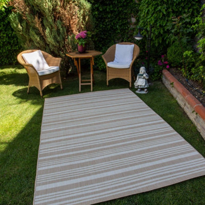 The Rugs Ecology Collection Outdoor Rugs In Beige  300Be from B&Q