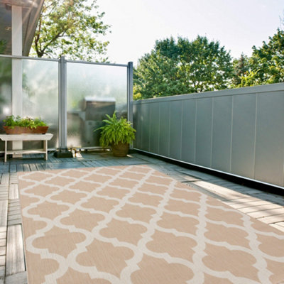The Rugs Ecology Collection Outdoor Rugs In Beige  400Be from B&Q