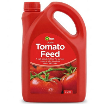  - Vitax Tomato Feed Liquid Fertiliser 2L High Potash Food For Healthy Plants Juicy Tomatoes And Heavy Crops With Seaweed