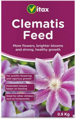 Vitax Clematis Plant Feed 0.9Kg  Premium Fertiliser For Stronger RootsHealthy Growth & Vibrant Blooms from B&Q