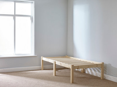 Strictly Beds And Bunks Avon 3Ft Single Solid Pine Bed FrameHeavy Duty from B&Q