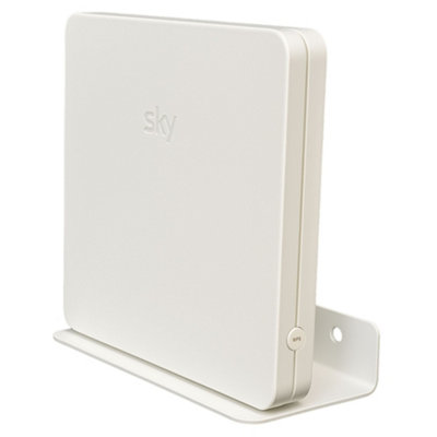 Inbrackets Wall Mount Shelf For Sky Wifi Max Router Sr213 White Steel from B&Q