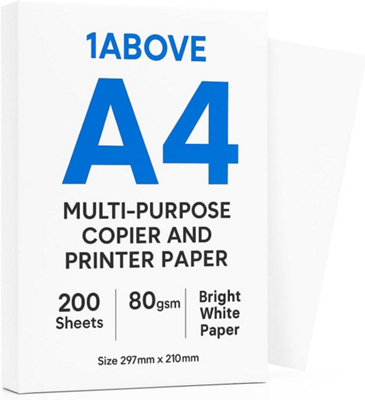 A4 Multipurpose White Copy Paper For Printer Copier Office Home Craft Use - Image 2