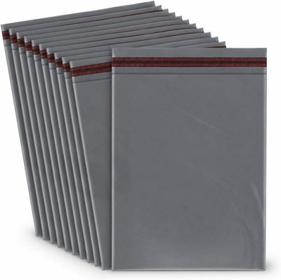 B&Q -  Grey Self-Seal Postal Mailing Bags6 X 9 Inch50 Pack