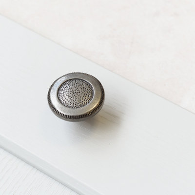 Cast Iron Round Cabinet Knob Pull from B&Q