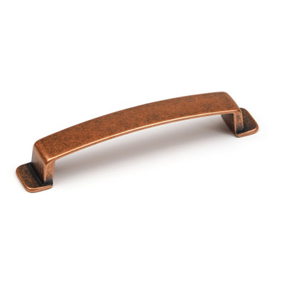 128mm Antique Copper Cabinet Handle Rustic Cupboard Door Drawer Pull Wardrobe Furniture Replacement Upcycle from B&Q