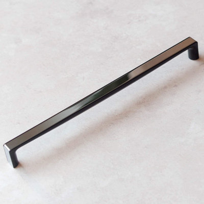 320mm Chrome/gloss Black Twix Handle