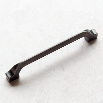  - 128mm Antique Pewter D Cabinet Handle